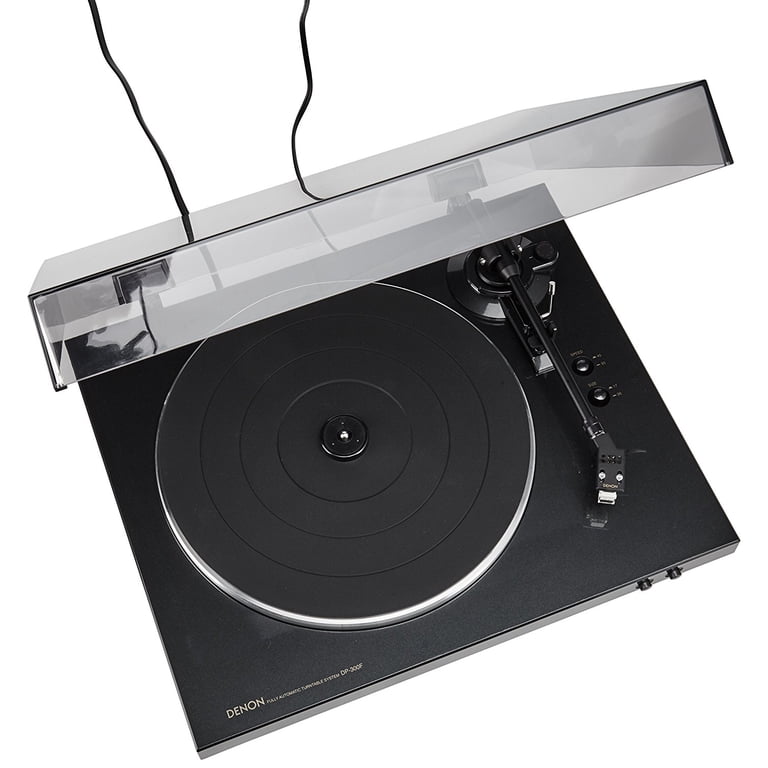 Denon, Fully Automatic Analog Turntable, DP-300F, MM Cartridge
