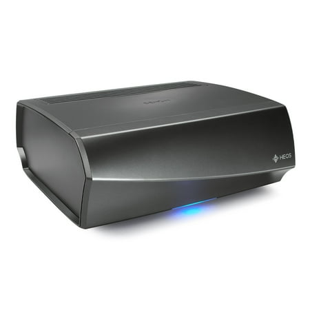 Denon - HEOS AMP HS2SR 200W 2.1-Ch. Wireless Class D Amplifier - Black and Gunmetal