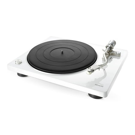 Denon Electronics - Semi-Automatic Analog Turntable - White