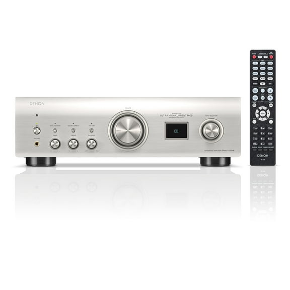 Denon PMA-1700NE Integrated Amplifier with 140W Power per Channel (Silver)