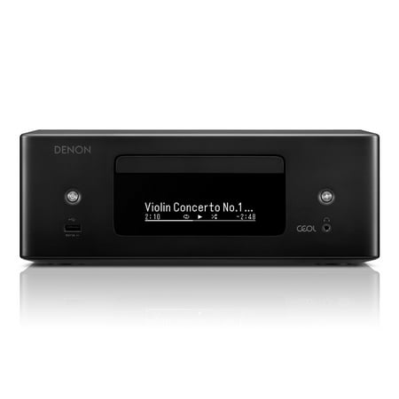 Denon - CEOL-RCD-N12 65W 2-Ch. Bluetooth Capable with HEOS Stereo Receiver with Alexa - Black