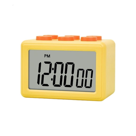 Dense 3 Function Time Management Tool Alarm Clock Clock ABS Housing Clear Display Transportable For Travel Kitchen Gym