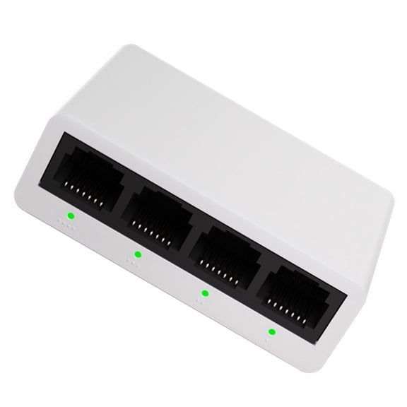 Dense 4 Port Ethernet Change 10/100Mbps Rapid Outlet Play Tiny Center LED Indicators Stable Net