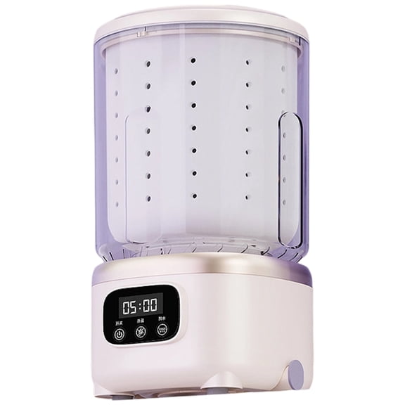 Dense Automatic Tiny Transportable Washer Turn Dryer 2L Capacity With Blue Light Pasteurization For Dorm Apartment Travel