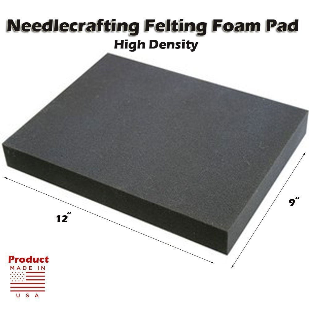 Dense Foam Needle Felting Pad - 18" X 24" X 2"
