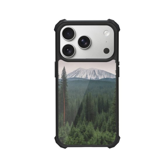 Dense Forest Shockproof Case For iPhone 12 13 14 15 16 Pro Max Series – TPU Bumper + Hard PC Back, Air-Cushion Corners