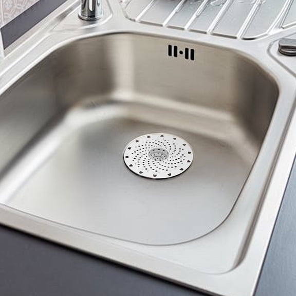 Dense Mesh Anti-clog Floor Drain Strainer Household Drain Guard-White