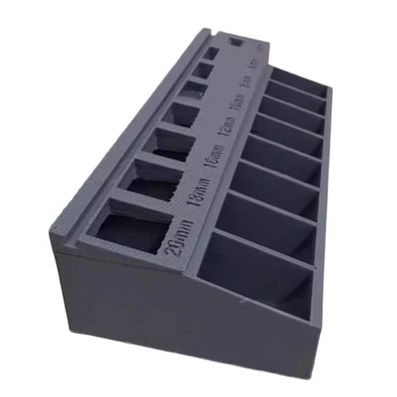 Dense Screw Categorizer Container With Multiple Compartment Plan For Hardware Efficient Workshop Management