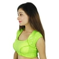 thumbnail image 1 of Dense Sequins Designer Bollywood Crop-Top Choli Party Wear Ready-Made Blouse, 1 of 3