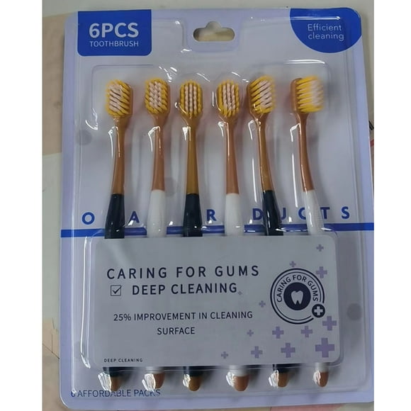 Dense Silk Soft Wide Head Soft-Bristle Toothbrush Fine Hair Gum Care Family Pack Adult Men and Women Wholesale