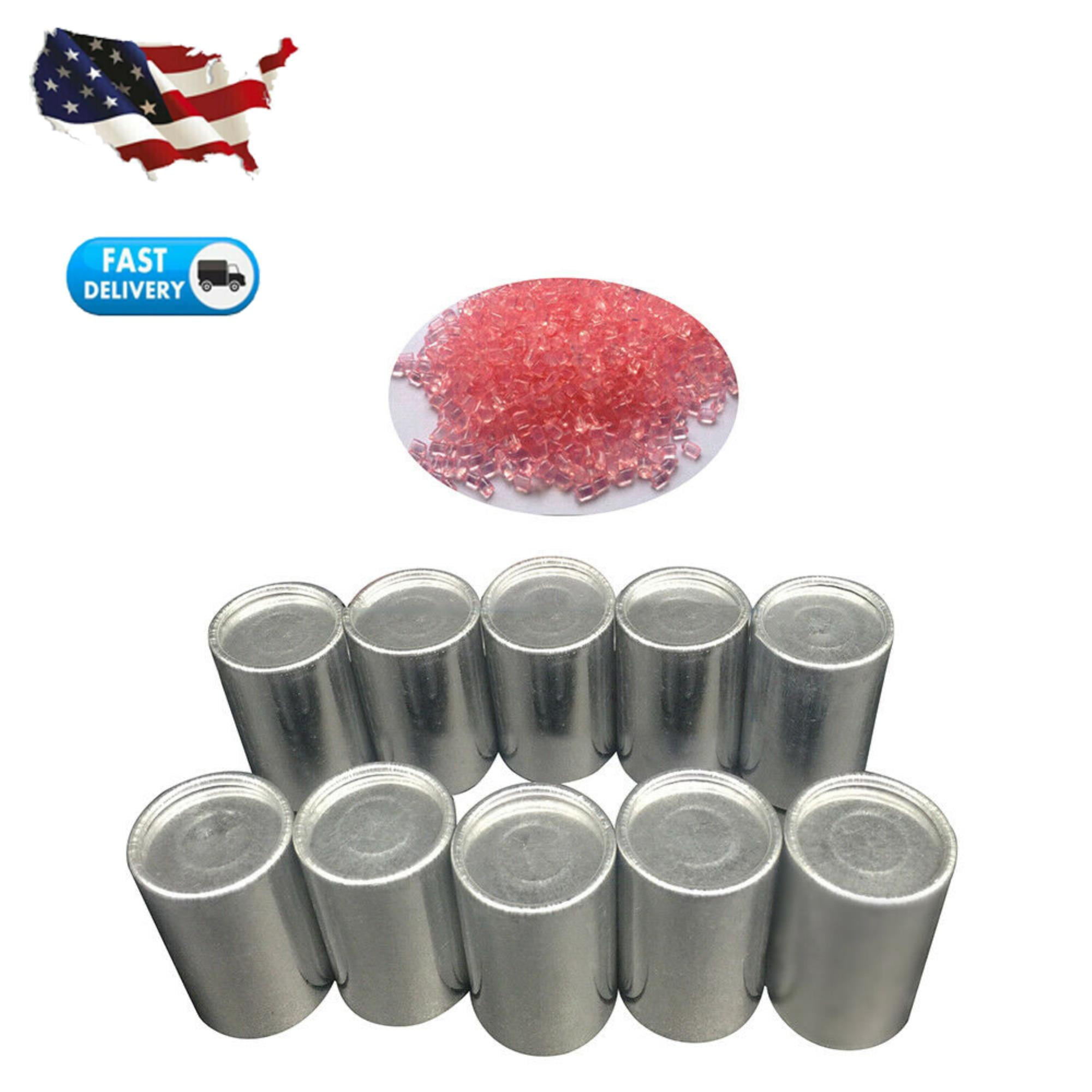 Denshine  Prosthetic Material: Flexible Acrylic for Comfortable Dental Fit - Small Size, 10 Cans/Bags, 11-15min Curing Time