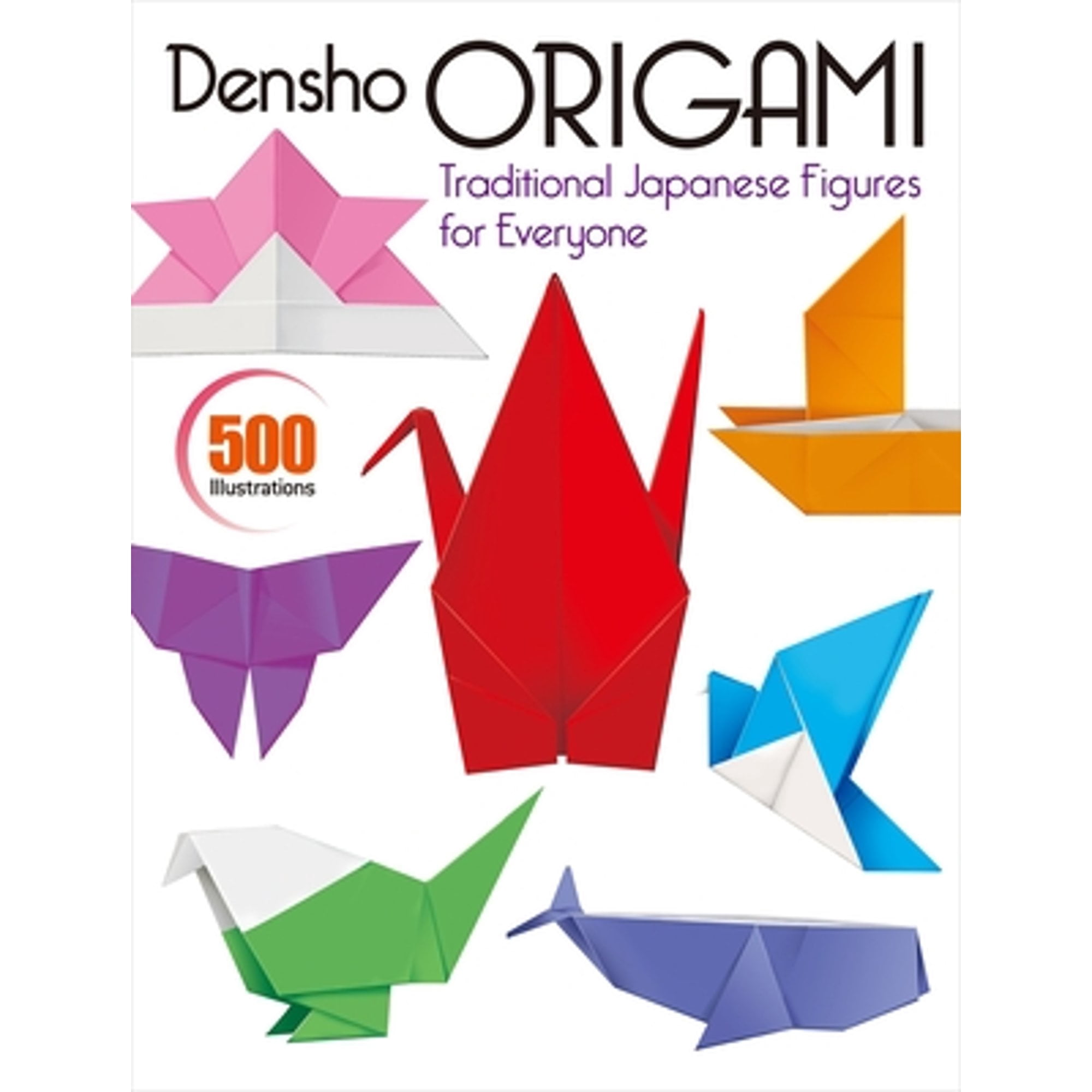 Pre-Owned Densho Origami: Traditional Japanese Figures for Everyone (Paperback) 4770031351 9784770031358