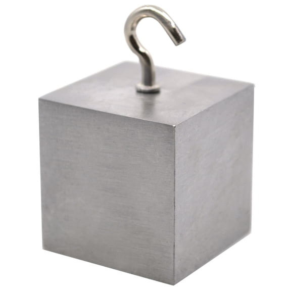 Density Cube with Hook, Lead (Pb) - Element Stamp - 0.8 Inch (20mm) Sides - For Density Investigation, Specific Gravity & Specific Heat Activities - Eisco Labs
