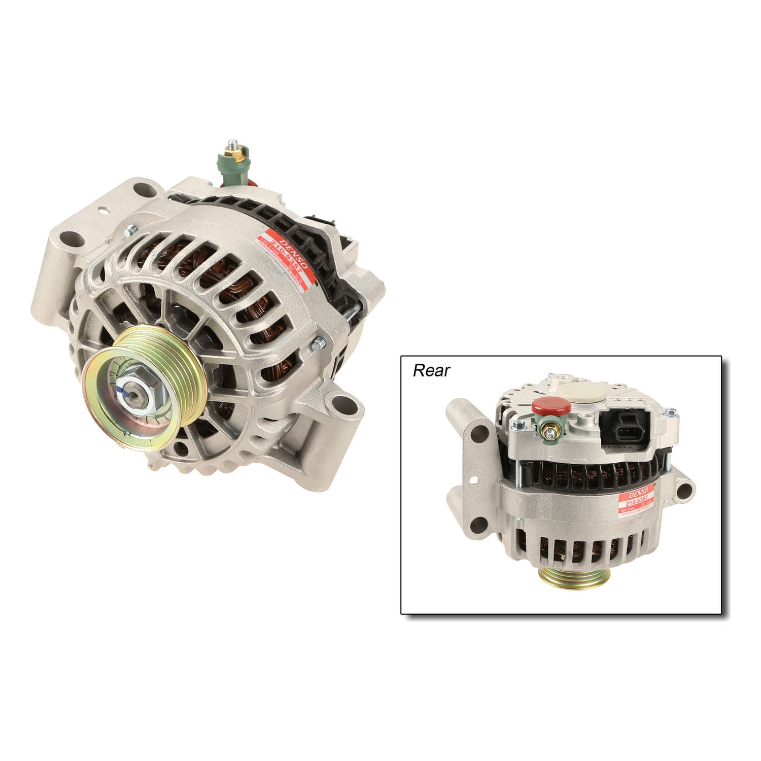 Denso 210-5357 Remanufactured Alternator Fits select: 2005-2007 FORD FOCUS