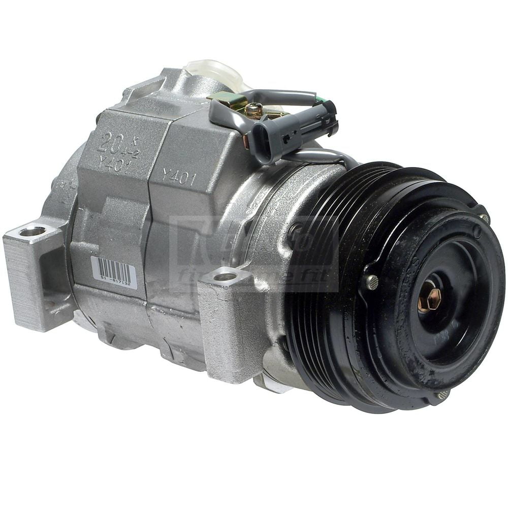 あす DENSO New A/C Compressor with Clutch, 471-0316, Serpentine Belt