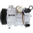 Denso 471-0834 New AC Compressor with Clutch, 1 Pack Fits select: 2009 ...