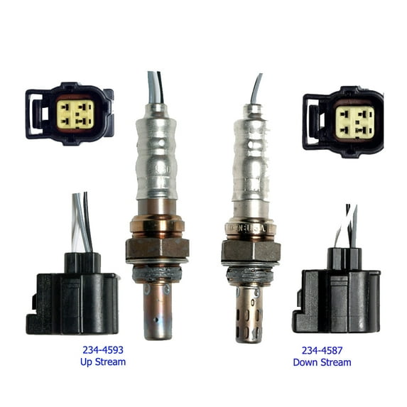 Denso Oxygen Sensor Set 2PCS. 2005-2006 for Dodge, Chrysler, Jeep, Ram 1500