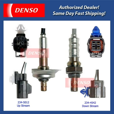 Denso Oxygen Sensor Up Stream & Down Stream Set 2PCS for 07-12 Mazda CX-7 2.3L
