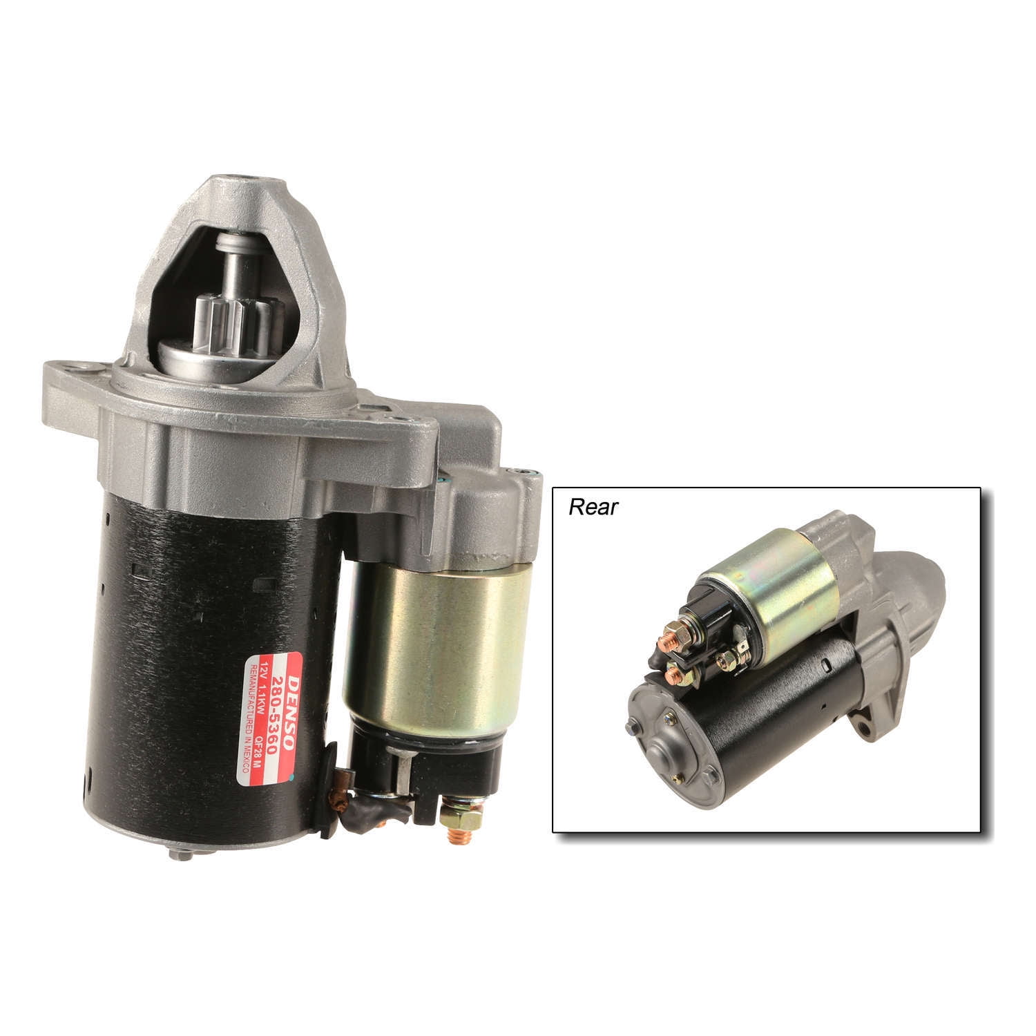 Denso Remanufactured Starter Fits select: 2003-2005,2012-2014 MERCEDES-BENZ C