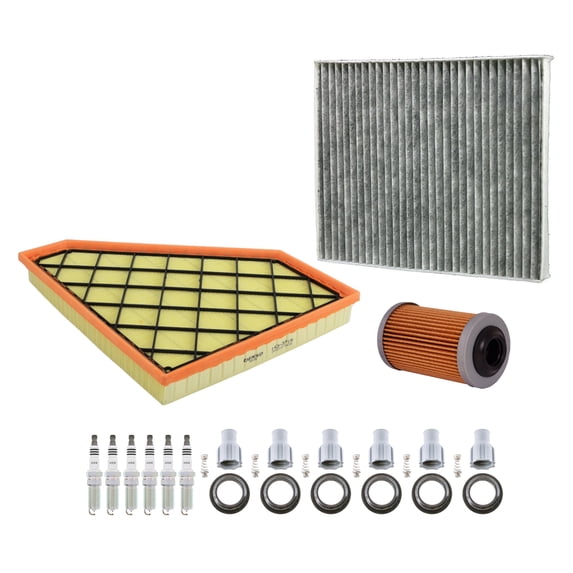 Denso Tune Up Kit NGK 6 Spark Plug & Boots Kit for Cadillac ATS CTS 3.6 ...