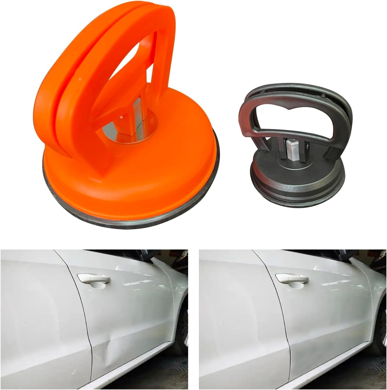 Dent Puller, Dent Remover Tool Kit with Suction Cup and Handle Lifter ...