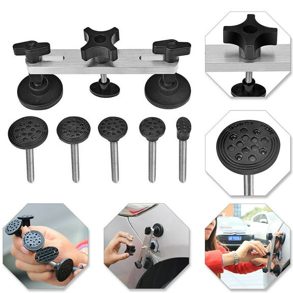 Dent Puller,Removal Door And 6pcs Tabs Auto Body Tool Kit Dent Paintless Dent Removal Tool With Auto Body Tool With 6pcs Tabs Tool Kit Pole Hail Pole Dent Paintless Tool With 6pcs Jinmie Dama