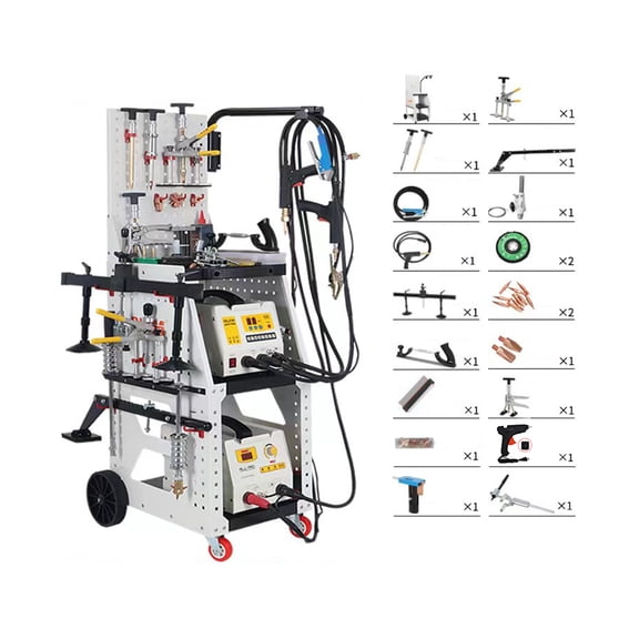 Dent Pulling Machine 110V Steel Aluminum Dent Puller Welder Stud Welding Machine Car Body Repair