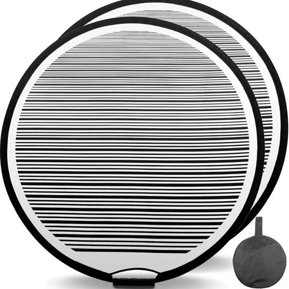 Dent Reflector Board 2 Pack 27.5 Inch Foldable Steel Dent Remover Tool For Car (Dent reflector board, 2 PCS)