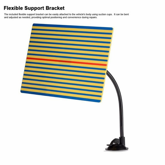 Dent Reflector Line Board Paintless Repairing Tool with Adjustable Holder for Car Body Removal