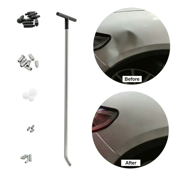 Dent Removal Rod Kit, Paintless Dent Removal Rods, Dent Repair Rods For Repairing Car Dents, Door Dings, And Small Dents On Motorcycles