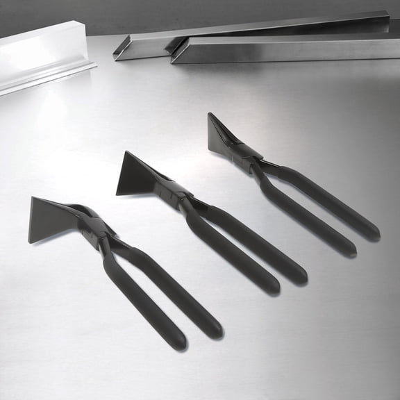 Dent Removal Tools, Carbon Steel Metal Bender Pliers, Non-Slip Ergonomic Handle, Practical Jaws for Safe and Efficient Bending of Sheet Metal