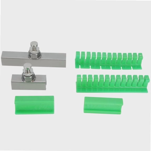 Dent Repair Bar with Holder 6Pcs Slide Hammer Tool Metal Furniture Car Paintless Dent Hail Lifter Removal Tool