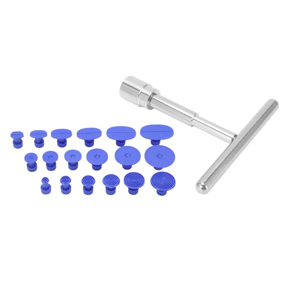 Dent T Bar Paintless With 18pcs Pulling Tabs For Auto Body Damage Repair Dent Puller Kit