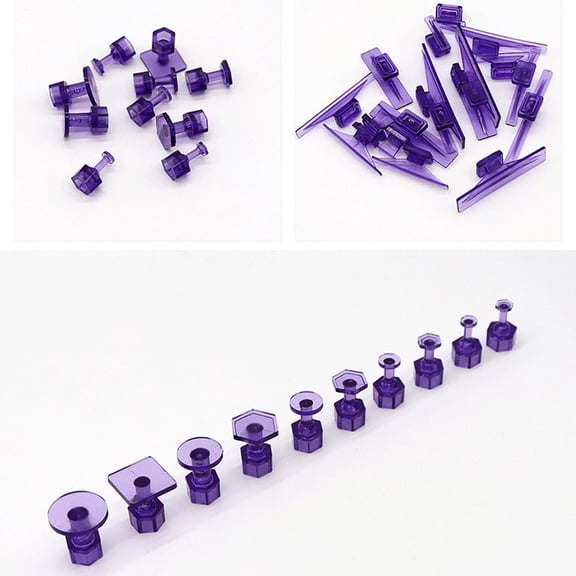 Dent device,Auto Paintless Dent Removal Tools Set Tools Set Auto Tabs Dent Lifter Tool Car Body Kit Dent Removal Dent Kit Car Tabs Dent Set Auto Paintless Buzhi Dent Tool Car Purple