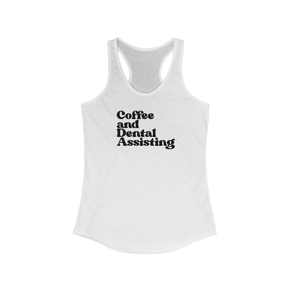 Dental Assistant 1970s 70s Tank Top Gifts Shirt Womens Sleeveless