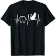 thumbnail image 1 of Dental Assistant Shirt Funny Cat Lover Heartbeat Dentist T-Shirt, 1 of 3