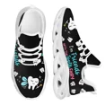 thumbnail image 1 of Dental Assistant Sneakers Women's Running Shoes Lightweight Lace-up Platform Shoes for Female Non-Slip Jogging 2024, 1 of 6