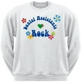 thumbnail image 1 of Dental Assistants Rock Hippie Logo Adult Sweatshirt - X-Large, 1 of 1
