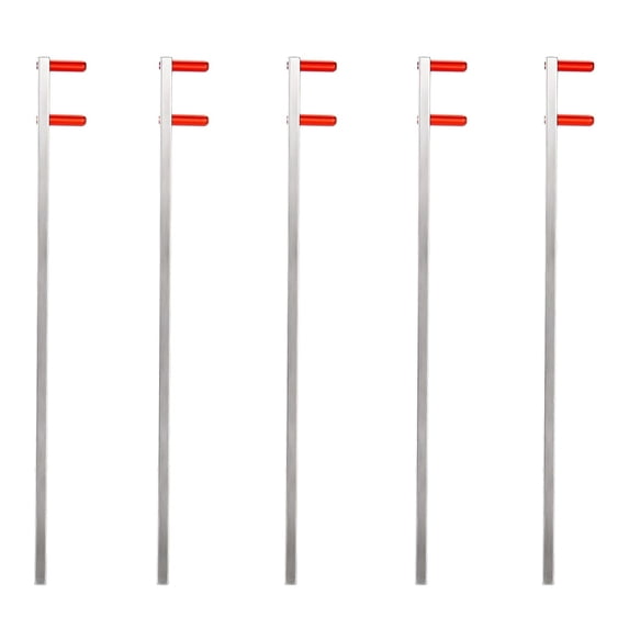 FOUR E's Scientific 5Pcs Dental Bitewing Indicator Arms, Dental X-Ray Sensor Holder BAI Style Red Color-Coded, Autoclavable