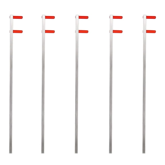 FOUR E's Scientific 5Pcs Dental Bitewing Indicator Arms, Dental X-Ray Sensor Holder BAI Style Red Color-Coded, Autoclavable