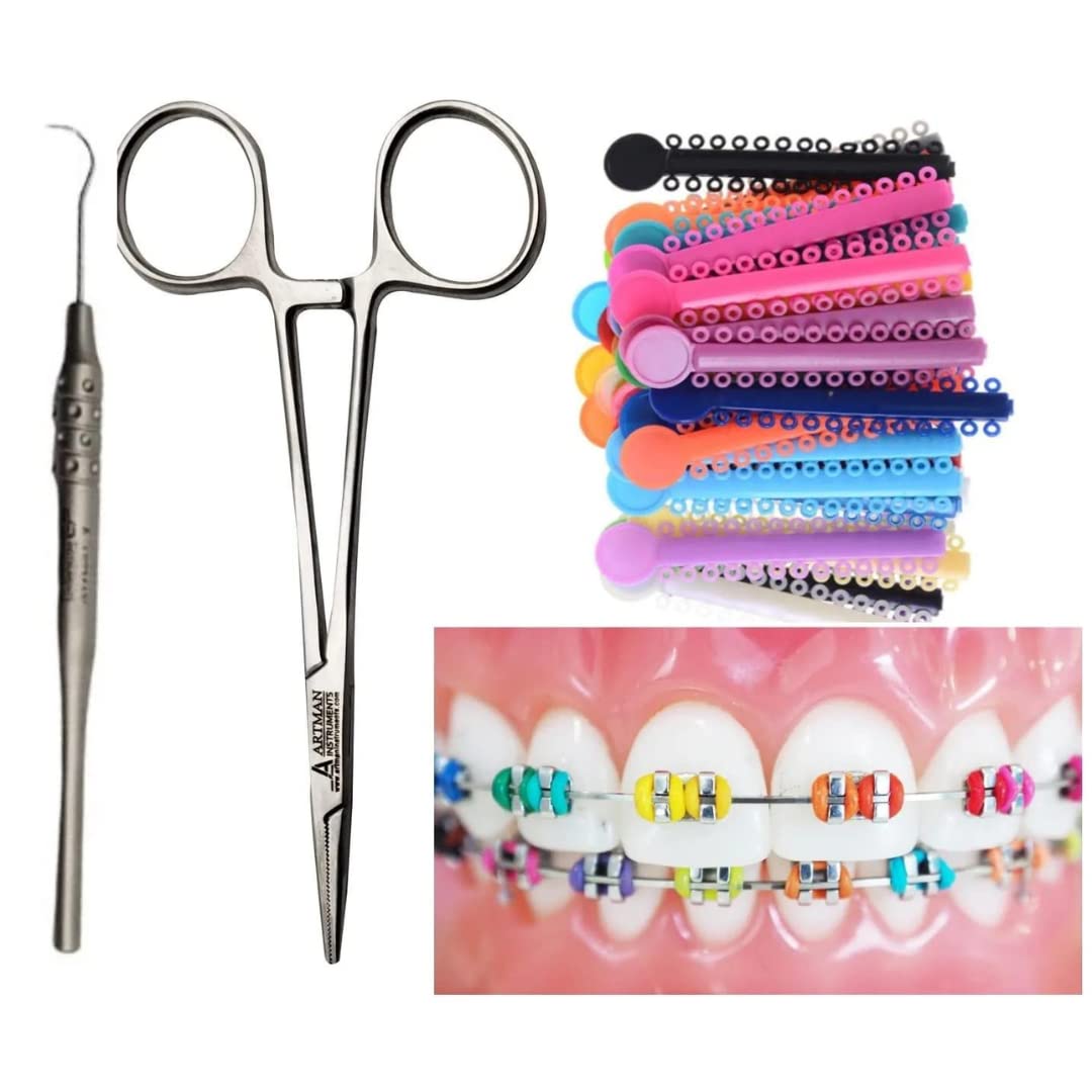Dental Braces Color Changing OIF8 Kit, Orthodontic Ties Changing kit