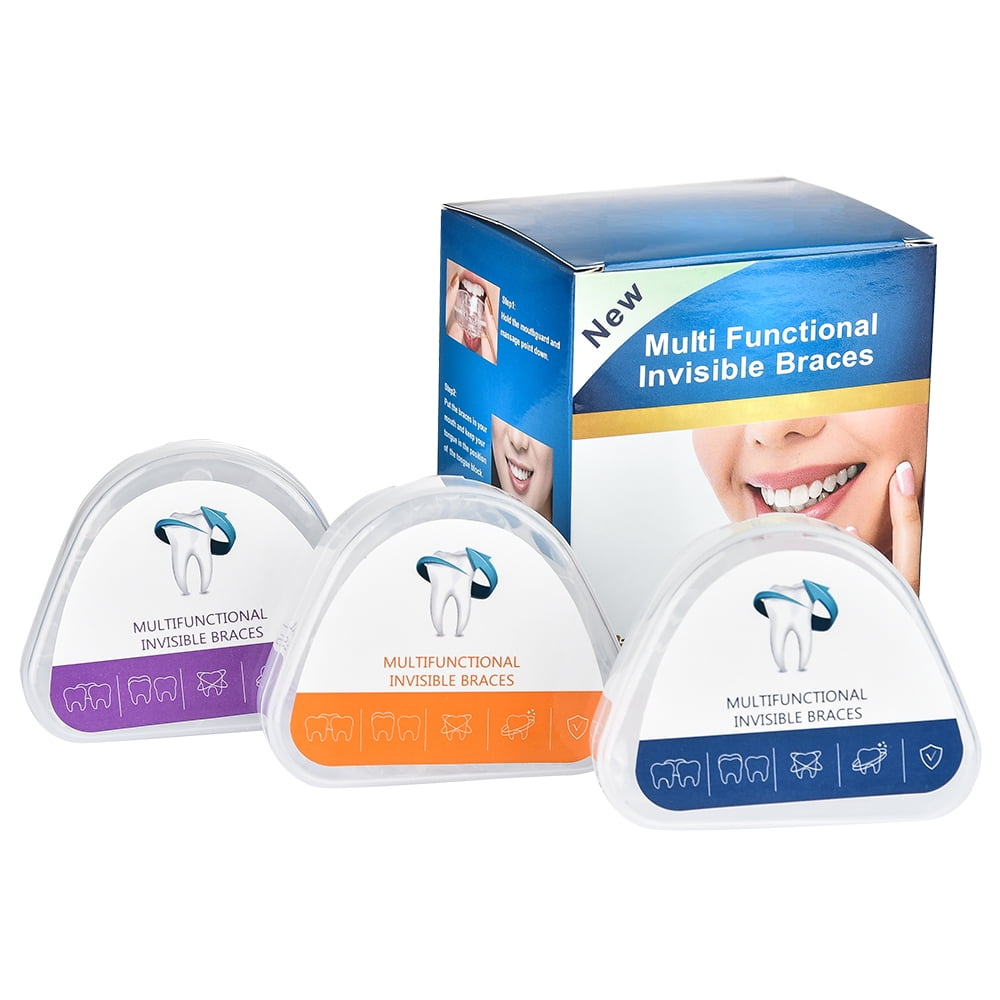 Dental Braces Kit,Orthodontic Teeth Trainer,Tooth Retainers,3 Stage Teeth Straightener for Adults