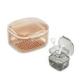 thumbnail image 1 of Dental Braces Storage Box Teeth Cleaning Case Multi-Function Pc Stainless Steel Portable Denture Bath Cup, 1 of 9