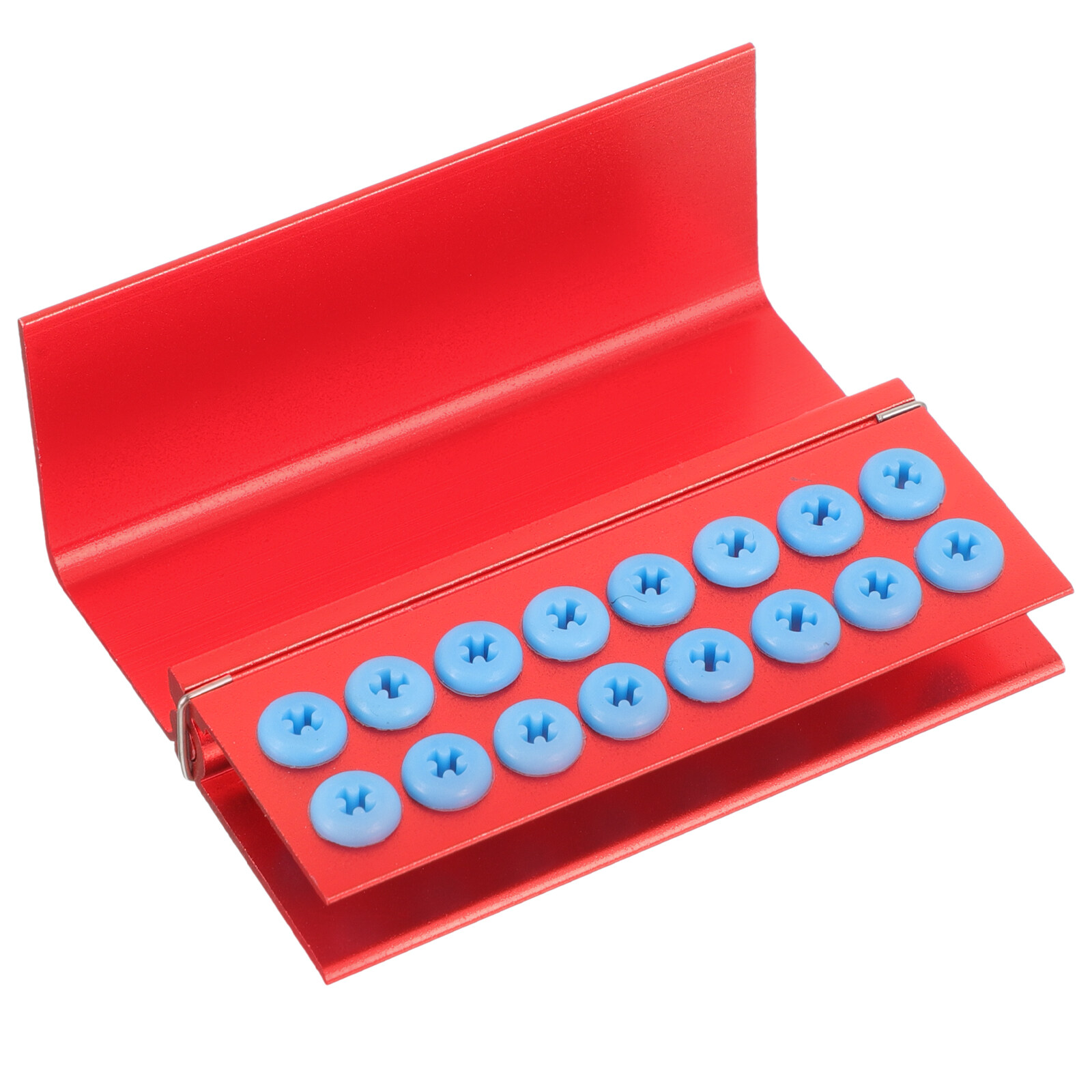 Dental Burs Holder Dental Burs Storage Container Metal Dental Burs Case Multiholes Burs Holder