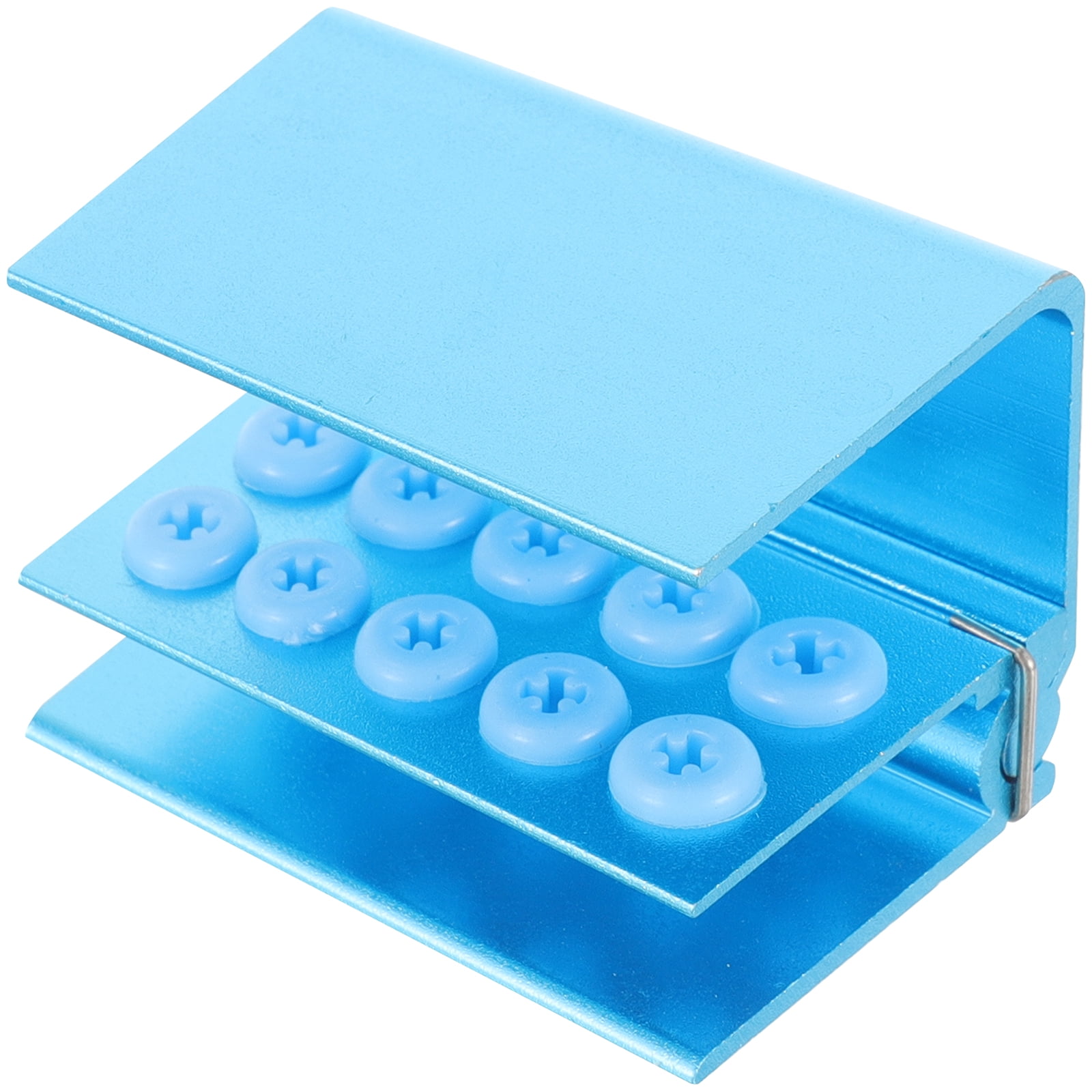 Dental Burs Organizer Dental Burs Storage Rack Portable 10 Holes Dental Burs Rack