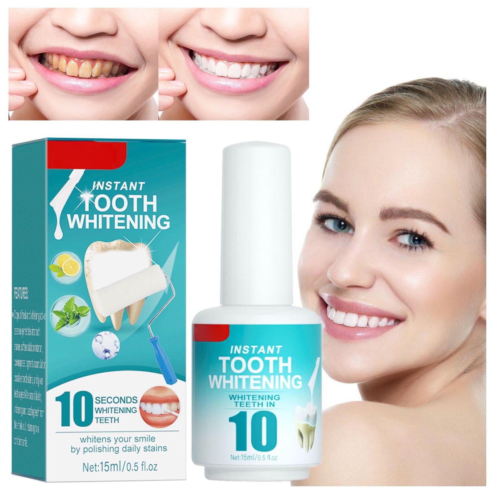 Dental Care Products Ageoie Beauty Teeth Whitening Paint Clearance Sale! Liquid Teeth Paint