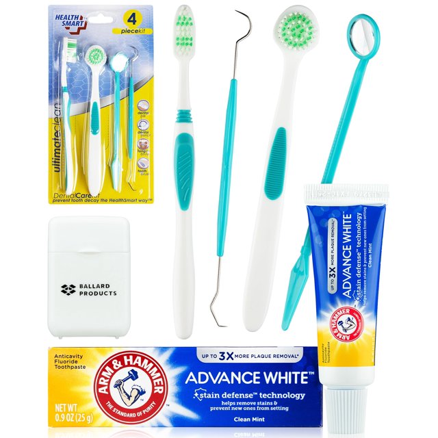 Dental Care Travel Kit NG01 Pack of 1 Dental Tool Kit, 1 Tube of Travel Toothpaste, and 1