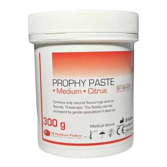 Dental Citrus Flavour Medium Prophylaxis 300g Prophy Paste Prophylaxis Teeth Polishing Cleaning Stain Removal
