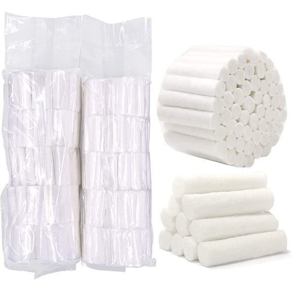 Dental Cotton Rolls 1000 Pieces - High Absorbent Dental Gauze Rolls for Kids and Adults