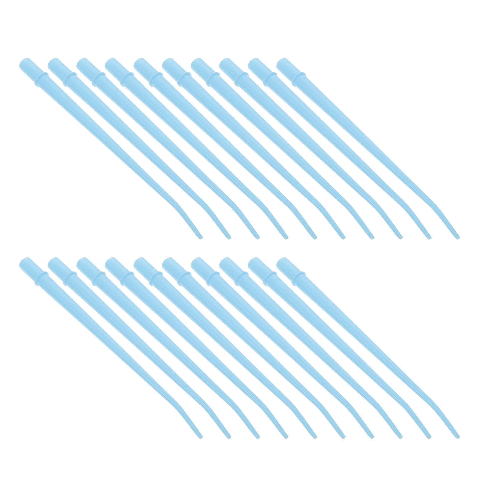 Dental Curved Pipette Handpiece Disposable Drinking Straws Evacuation